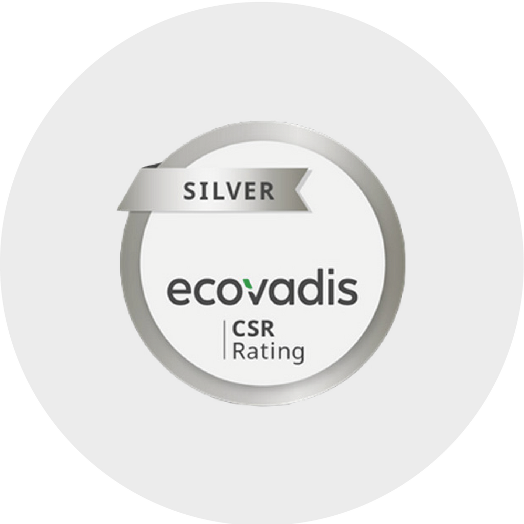 ecovadis CSR silver rating for Buzz Products for AirBnB supplies Hotels Hospitality