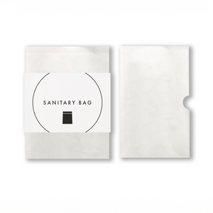 Sustainable Essentials Sanitary Bag - Premium White